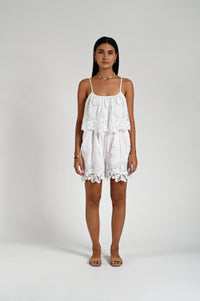 Lyrica Romper - White