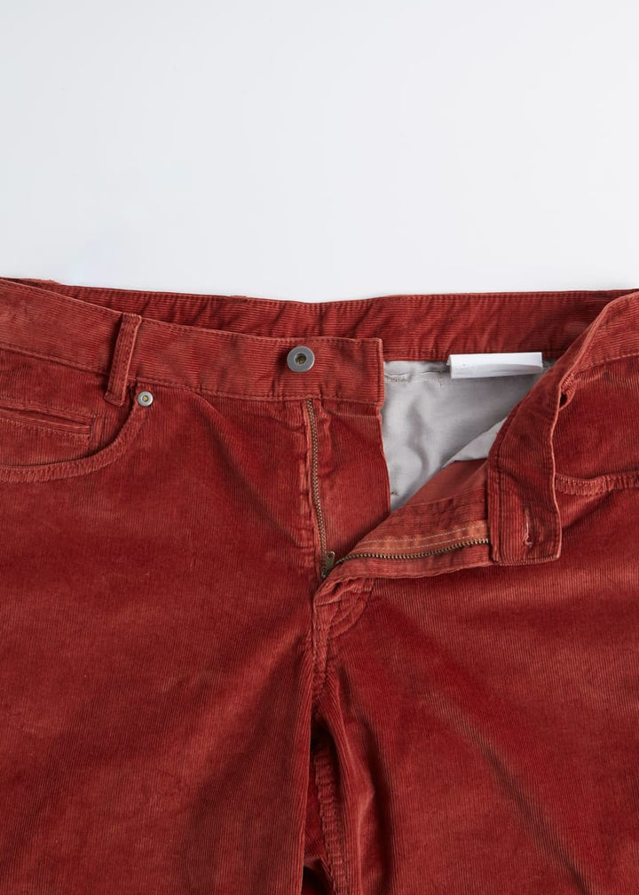 Classic Five-Pocket Corduroy Trouser - Rust