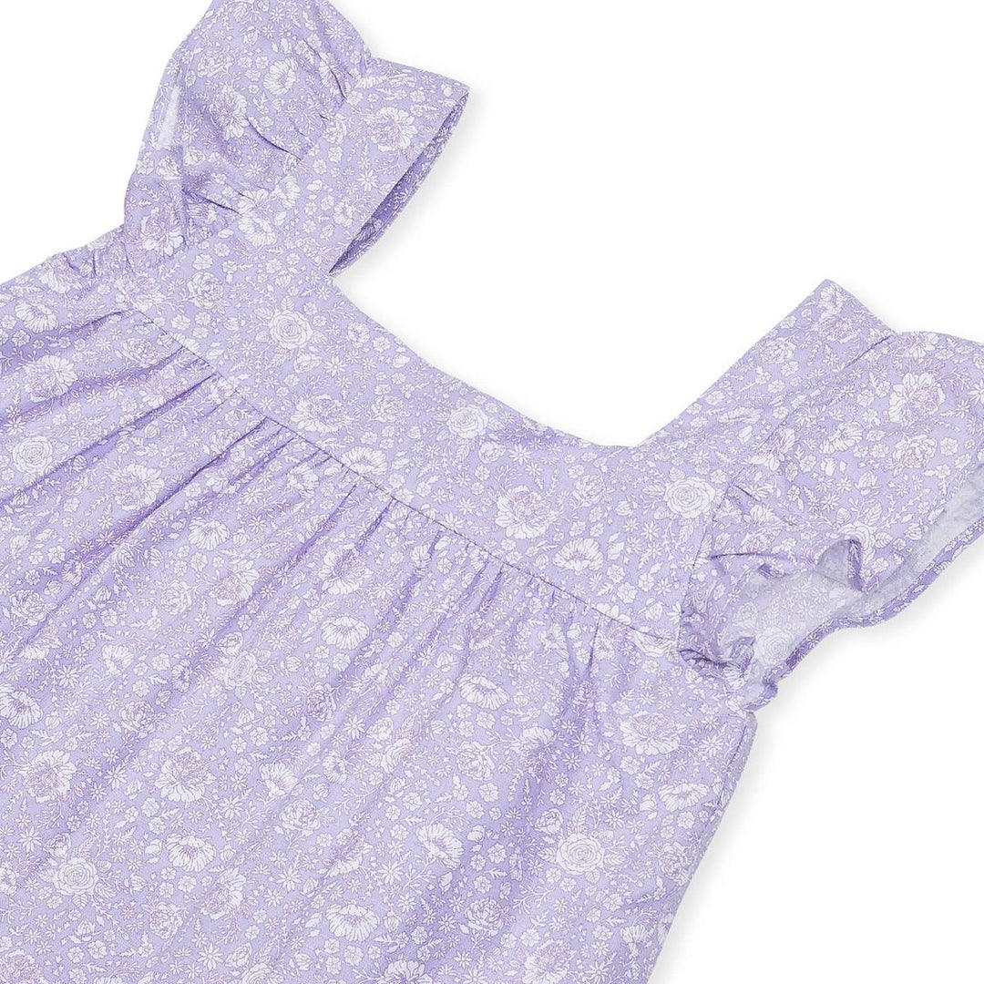 Baby Faux Top Romper - Lavender Fields Floral