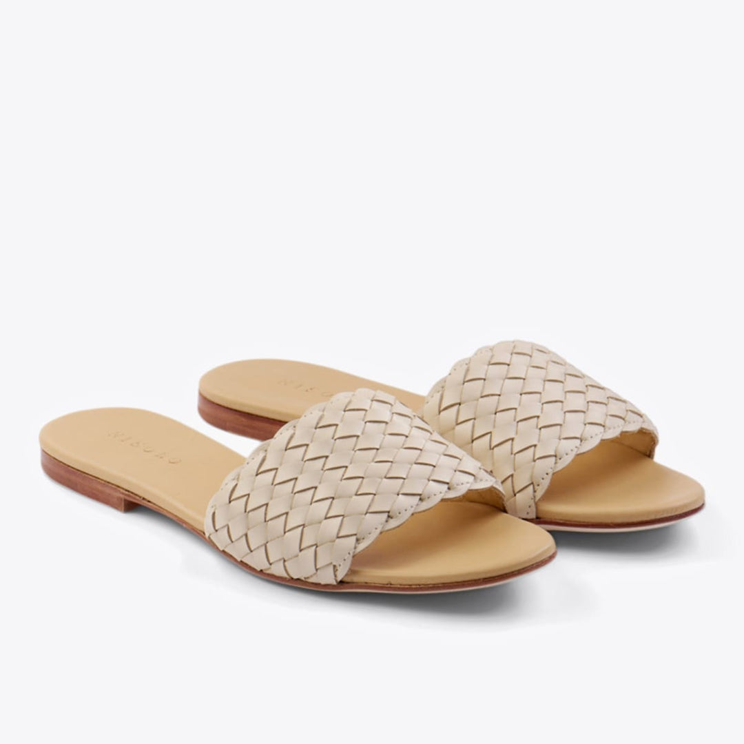 Isla Woven Slide Sandal Woven - Bone - FINAL SALE