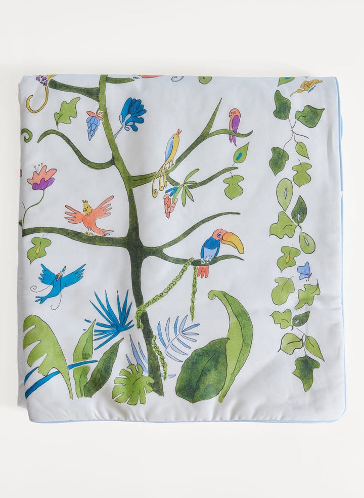 Crib Quilt - Tropical Chinoiserie