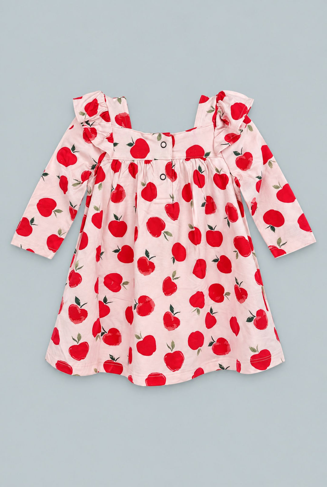 Long Sleeve Ruffle Dress With Bloomer - Snow White