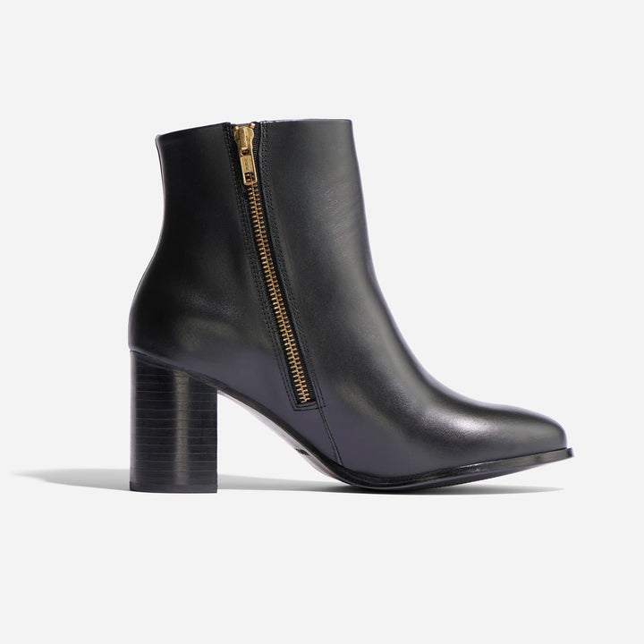 Lia Heeled Bootie - Black