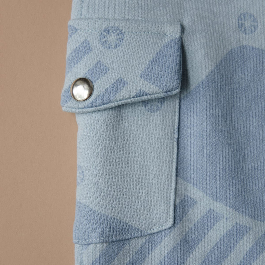 Organic Overall Snowy Andes - Blue