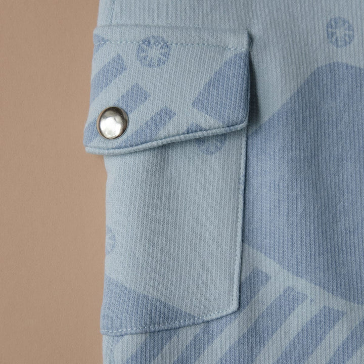 Organic Overall Snowy Andes - Blue
