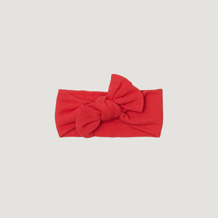 Headband Bow - Classic Red