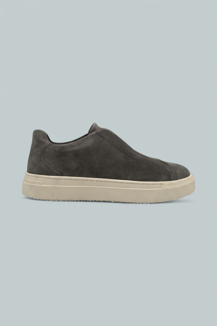 Lakewood Suede Sneaker - Bark Grey