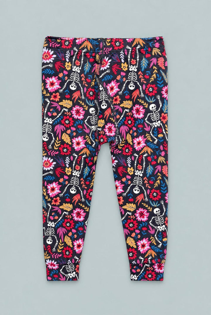 Big Kid Pajama Dia De Los Muertos - Day Of The Dead