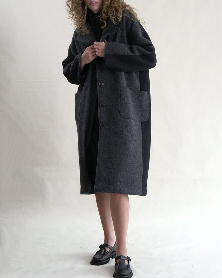"Coming And Going" Coat - Black