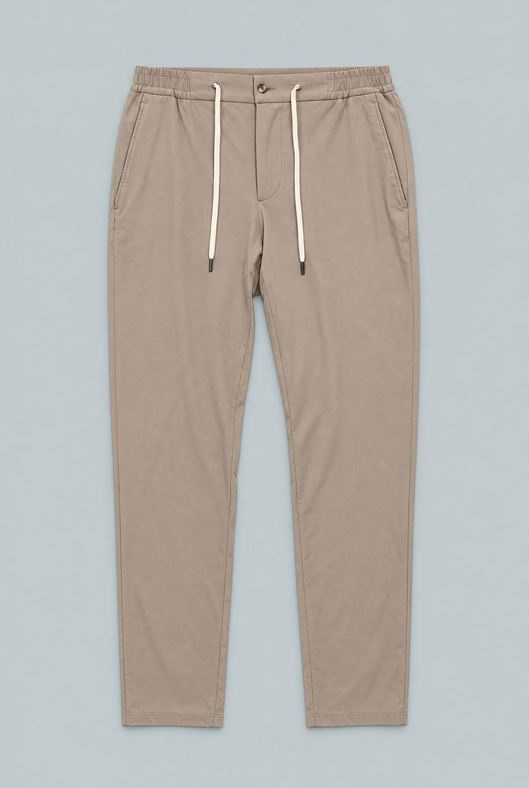Linen Drawstring Trouser - Natural