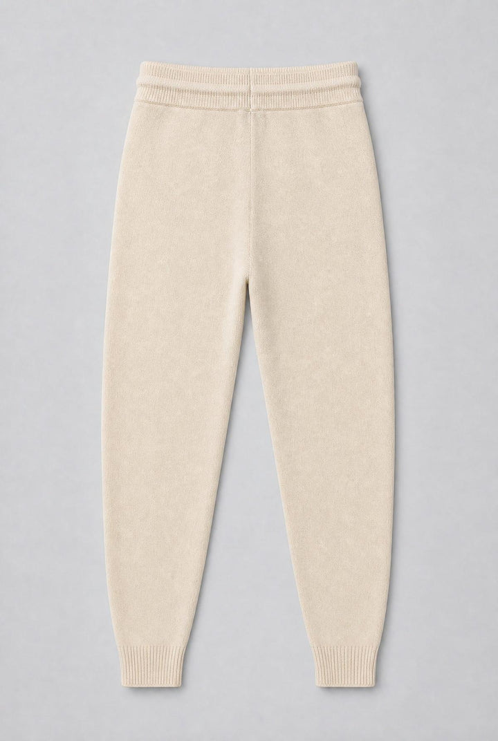 Cashmere Blend Joggers - Ivory