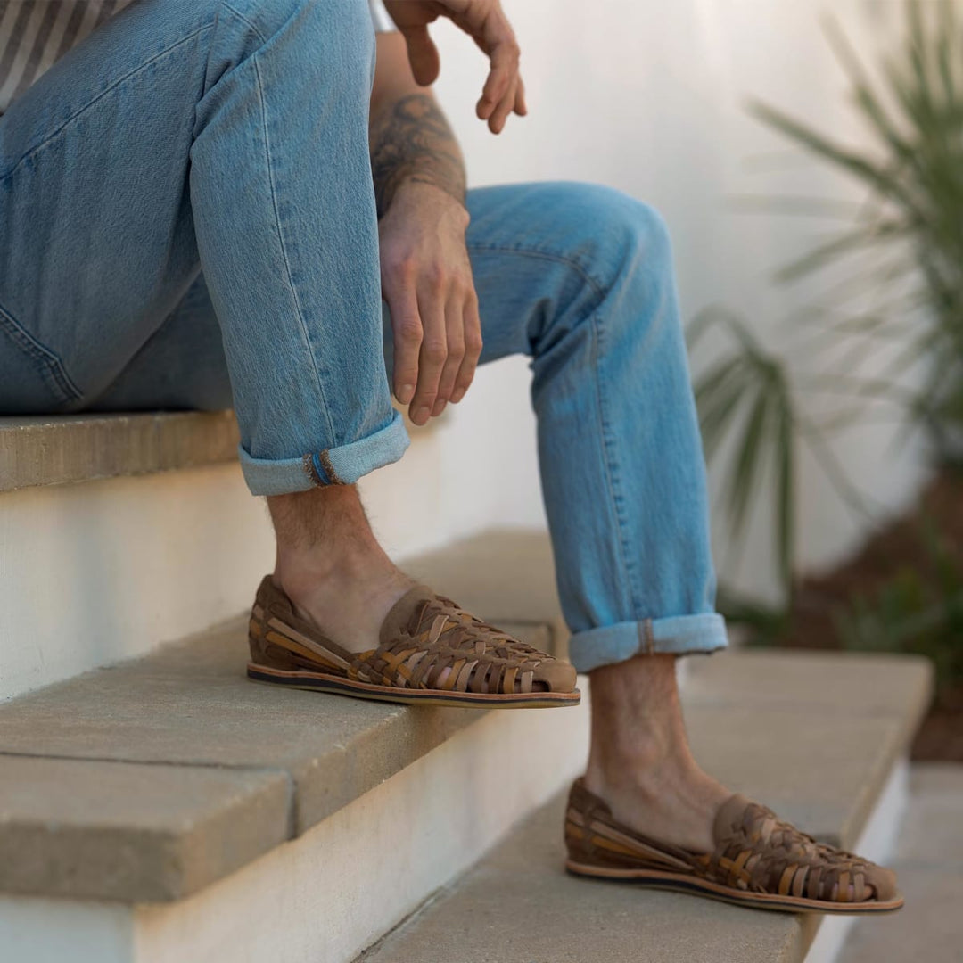Men's Huarache Sandal 1.0 - Tobacco Colorblock