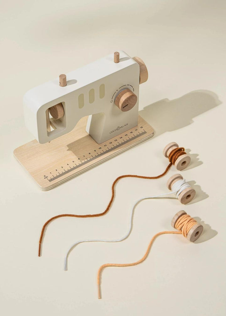Wooden Sewing Machine Playset