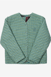 Reversible Kids Jacket - Celadon Patchwork