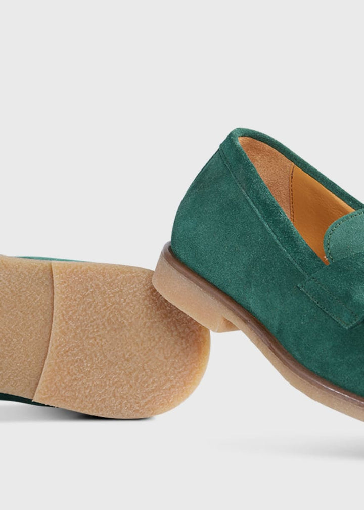 Suede Matthew Loafer - Green