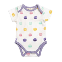 Short Sleeve Jack + Jill Bodysuit - Purple Le Macaron