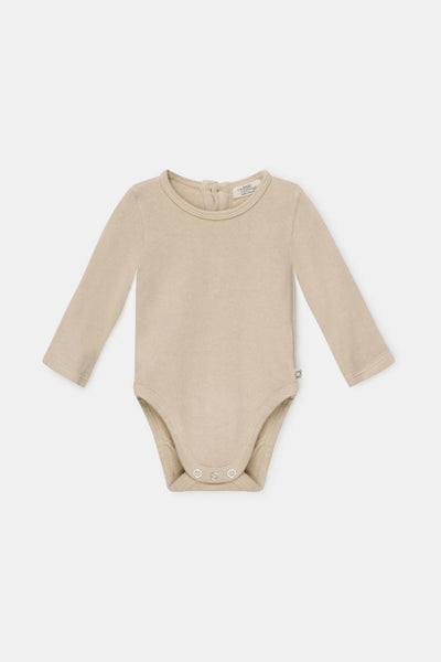 Recycled baby bodysuit - Stone - Bodysuit