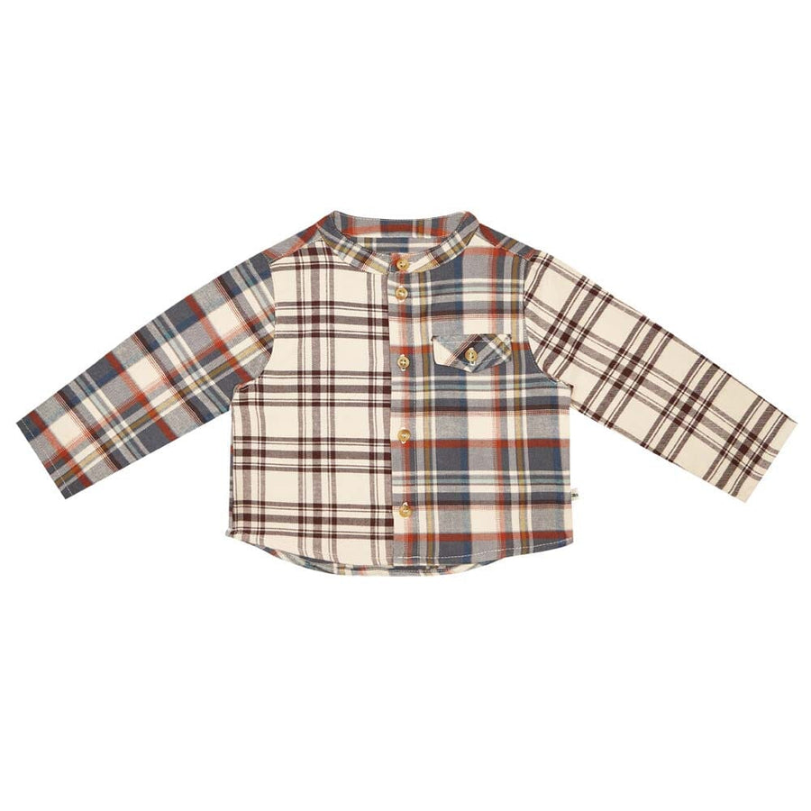 Alex Baby Shirt - Patchwork Button Down Shirts The New Society 