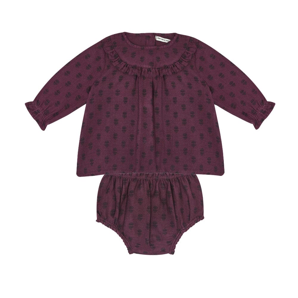 Annet Baby Blouse & Bloomer - Purple Sets The New Society 