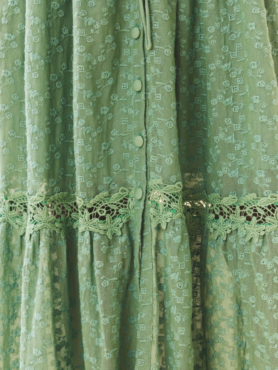 Valeria Dress - Bermuda Green