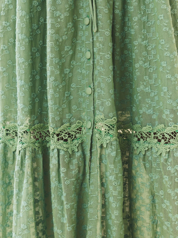 Valeria Dress - Bermuda Green