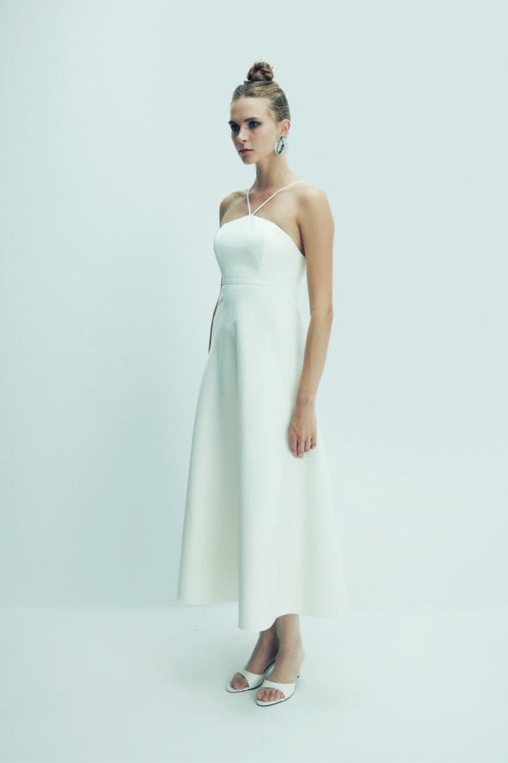 Riley Midi Dress - Vanilla Ice