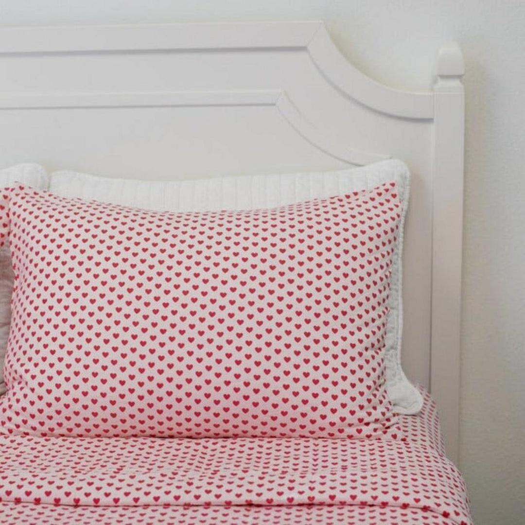Quilted Blanket - Pink Hearts