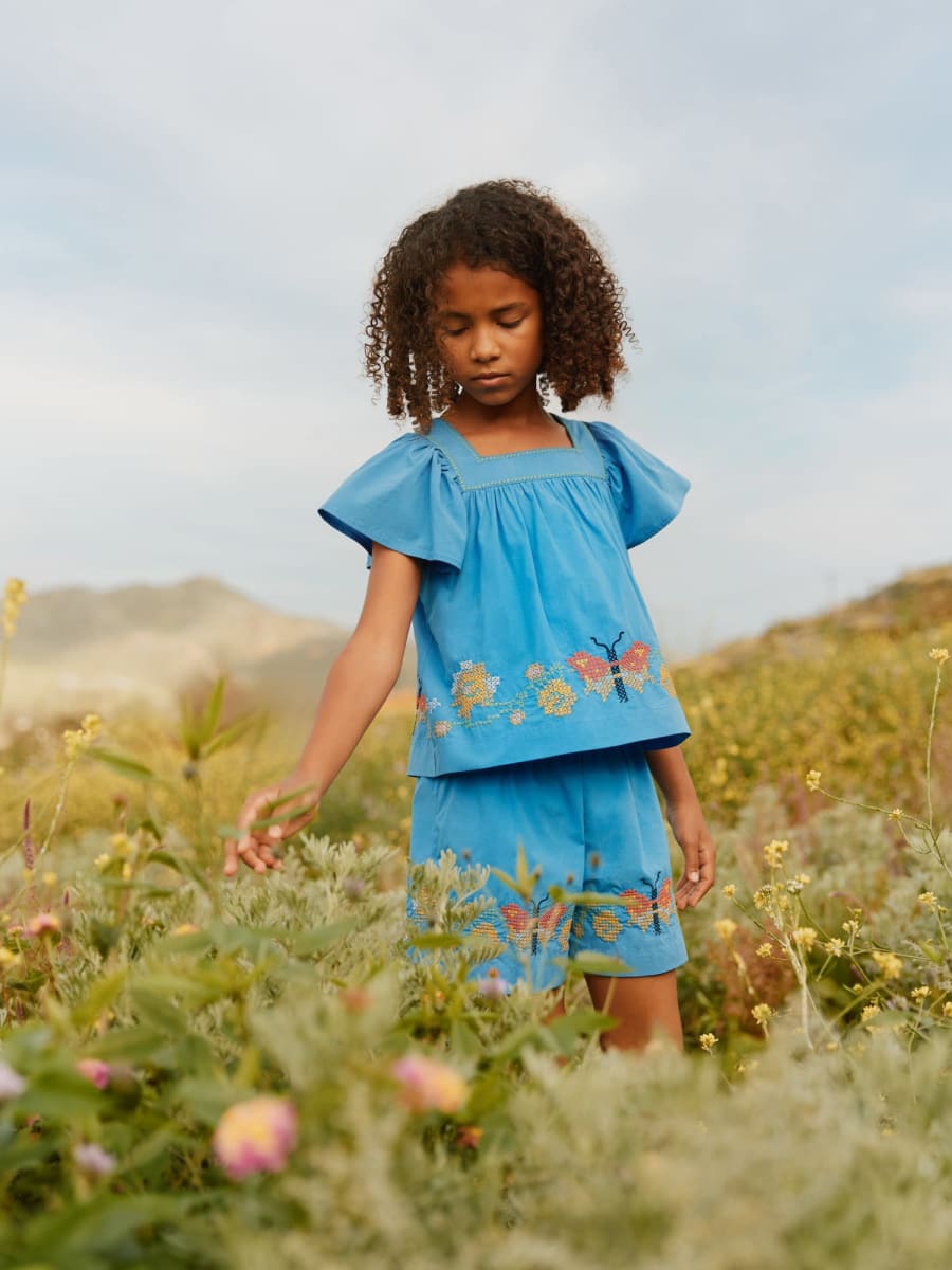 Rosalyn - Blue Flower