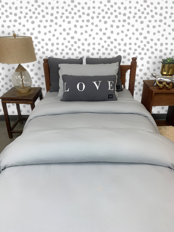Twin Duvet Cover - Glacial Grey