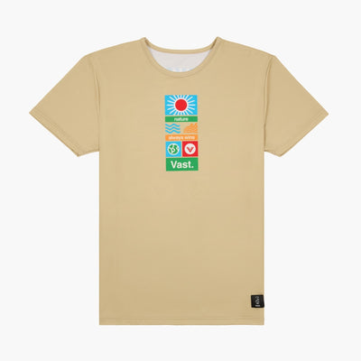 Aqua Terra Balance Tee - Khaki