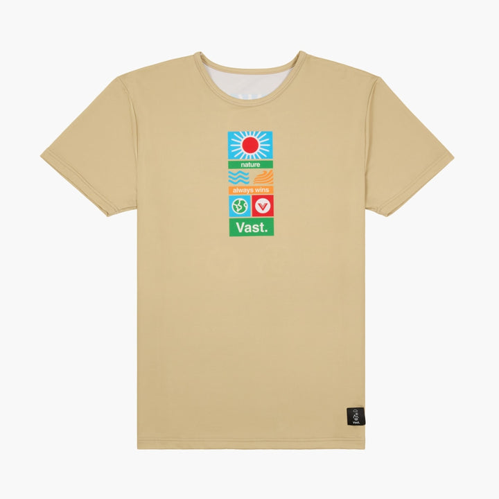 Aqua Terra Balance Tee - Khaki