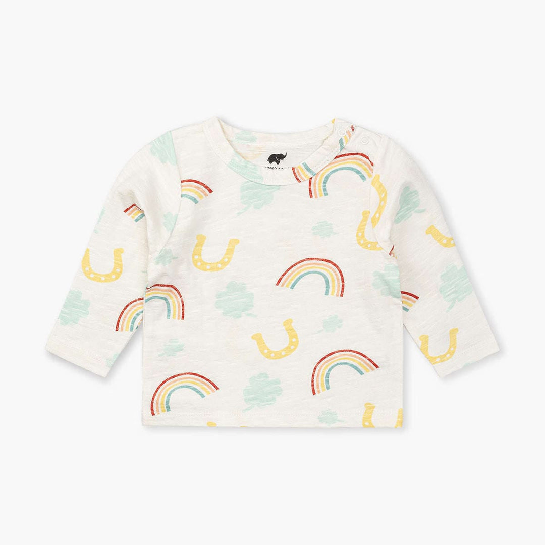 Long Sleeve Crewneck Tee - Lucky Day