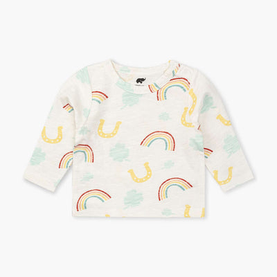 Long Sleeve Crewneck Tee - Lucky Day