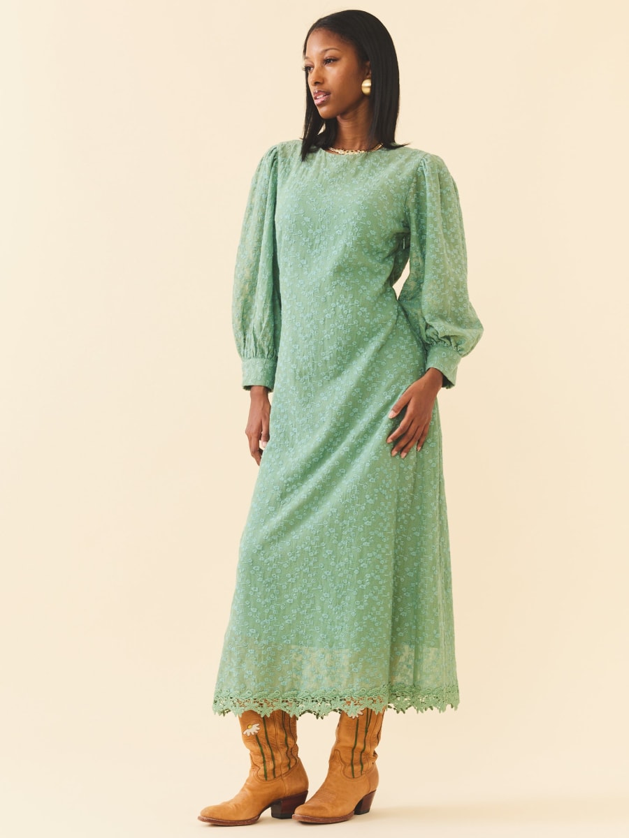 Marina Dress - Bermuda Green
