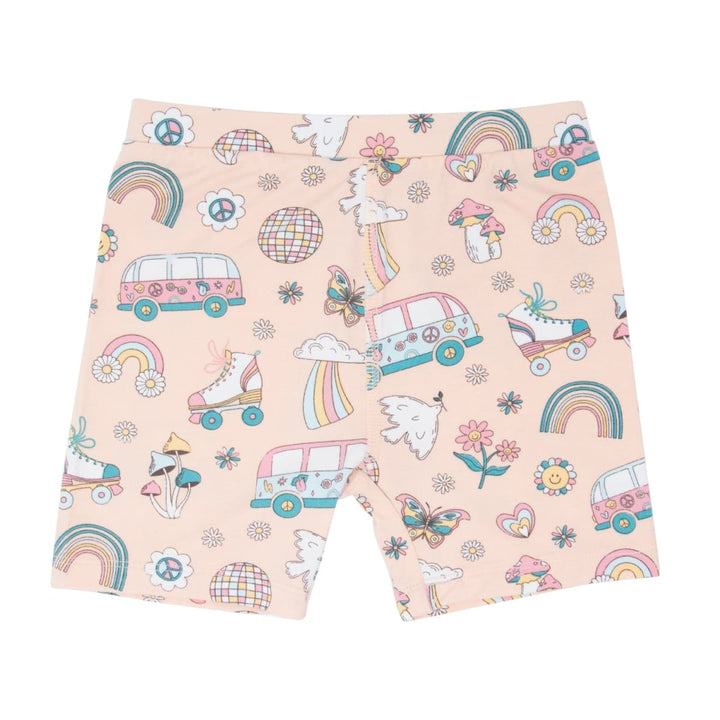 Retro Roller Skates Summer Pajama Set - Groovy Skates