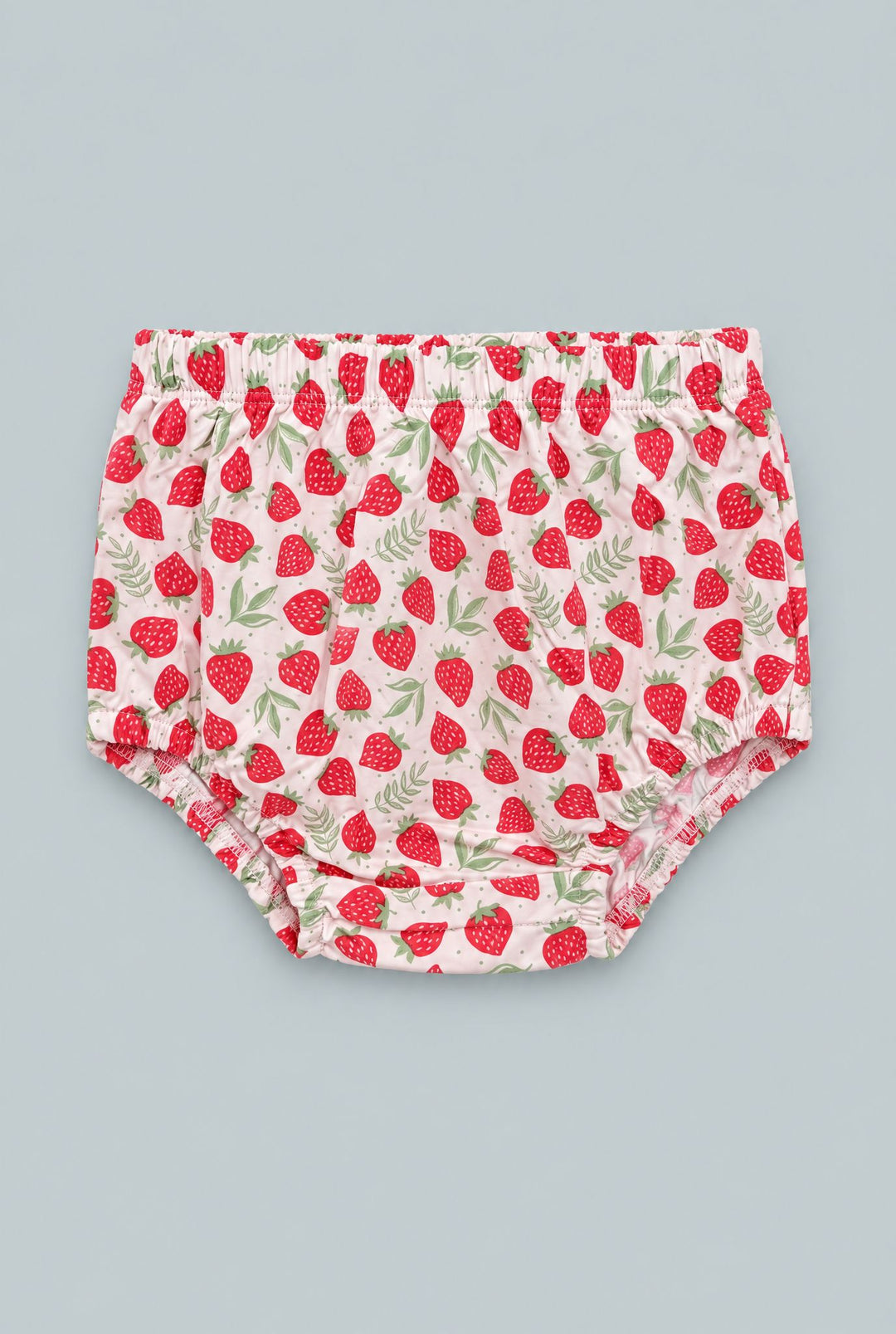 Ruffle Dress With Bloomer - Strawberry Basil
