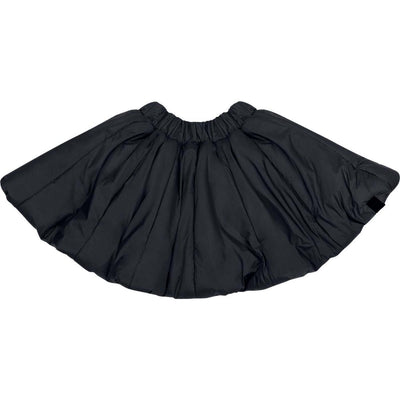 Girls Quilted Nylon Skirt - Black