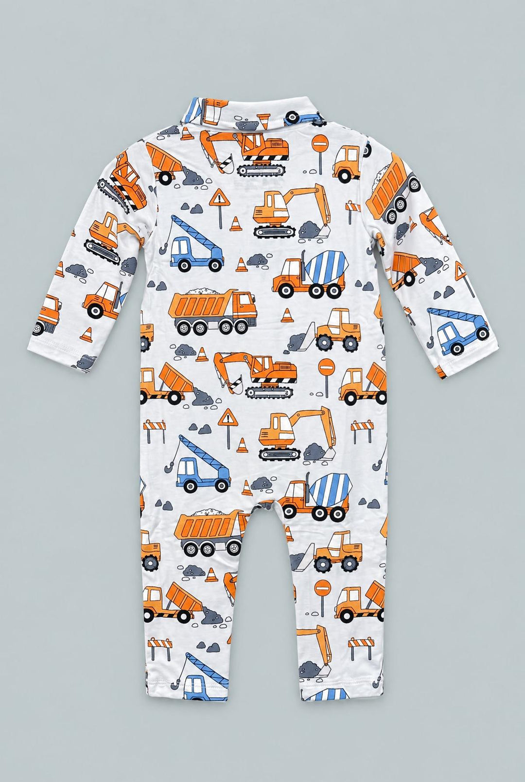 Long Sleeve Polo Romper - Uncle Kev