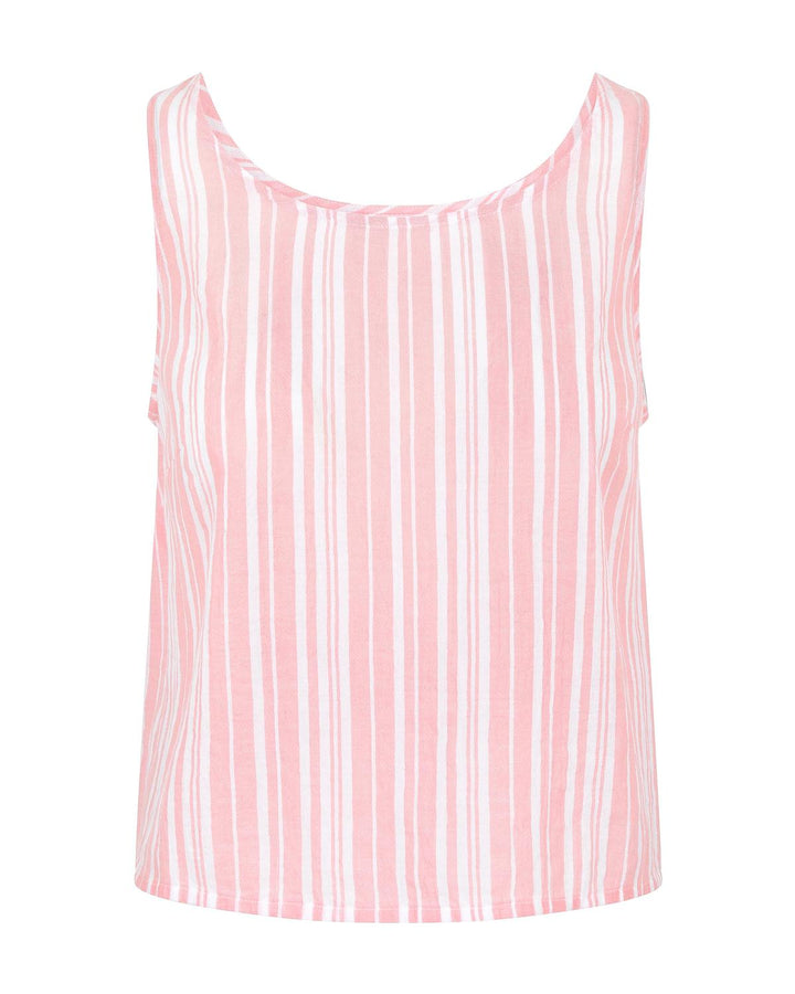 The Tank - Fondant Pink Stripe