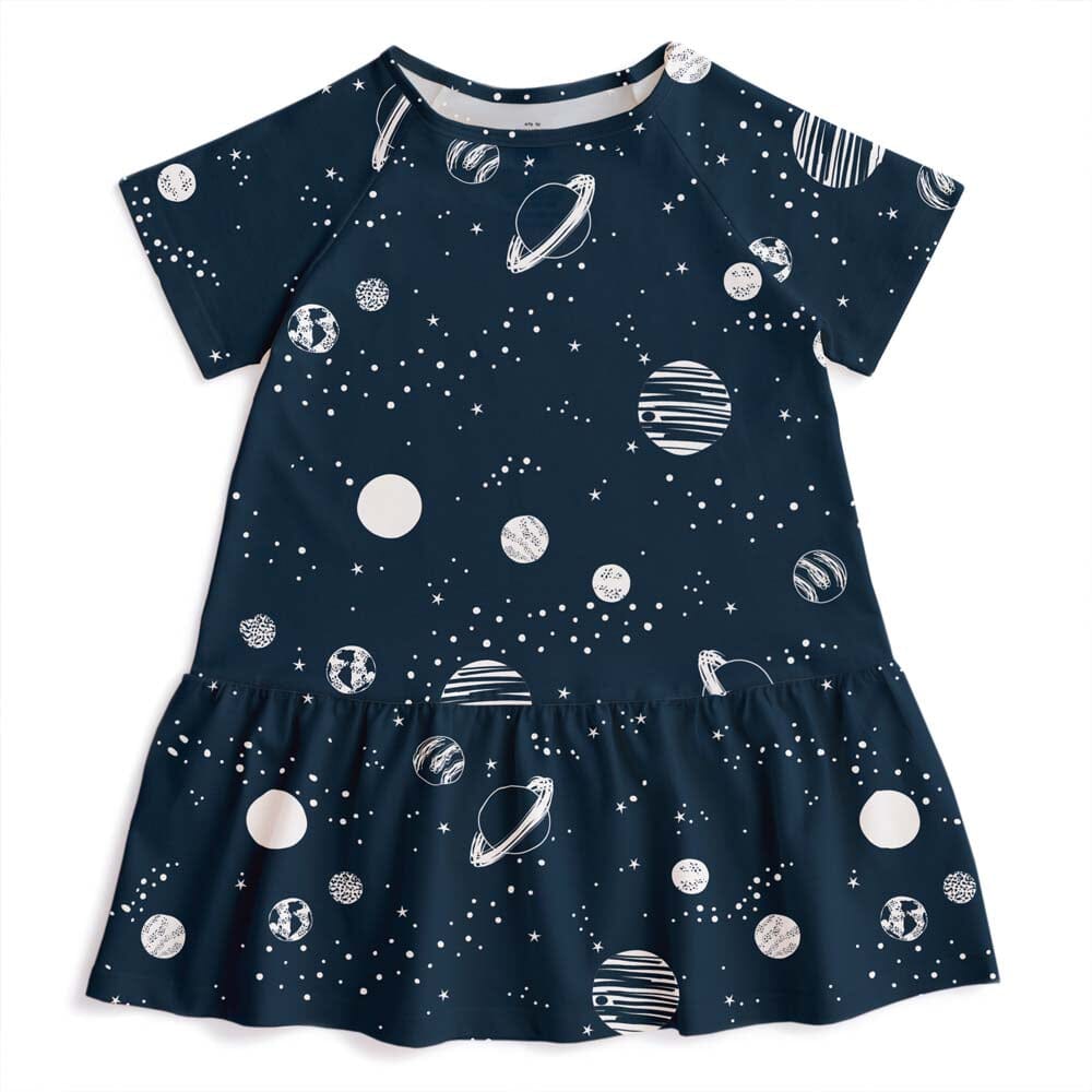 Milwaukee Dress - Planets Night Sky Dresses + Skirts Winter Water Factory 