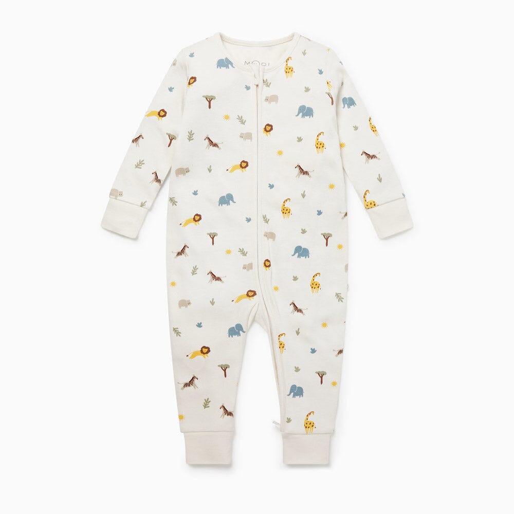 Safari Clever Zip Sleepsuit Sleep + Lounge Mori