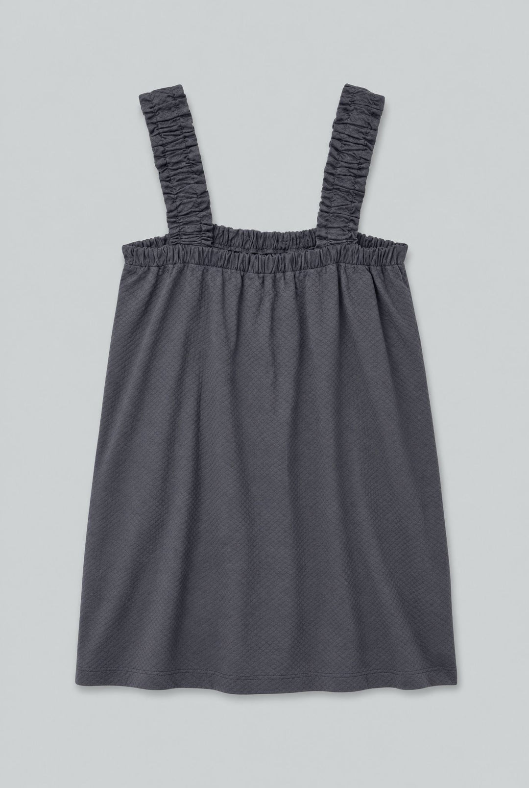 Square Neck Mini Dress - Black