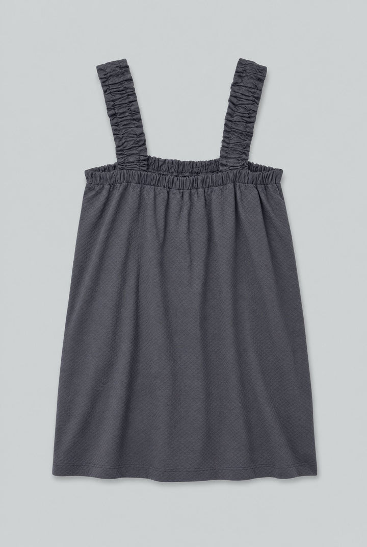Square Neck Mini Dress - Black