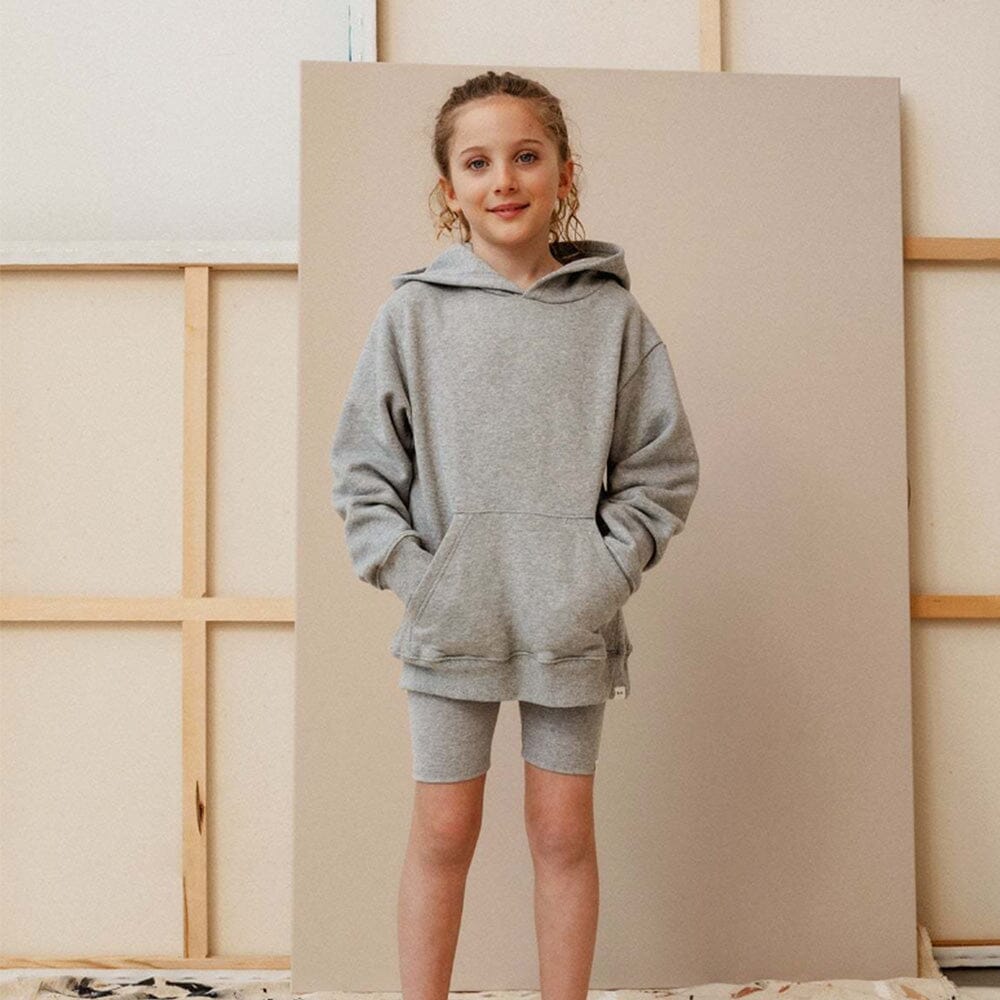 Ames Drop Shoulder - Heather Grey Sweatshirts Petit Vilains 