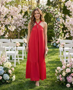 Angelique Dress - Red