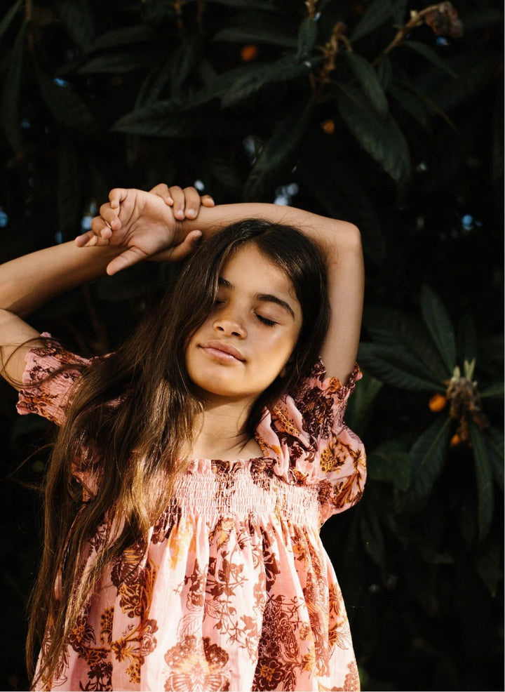 Angie Dress - Desert Rose Dresses + Skirts Bebe Organic 