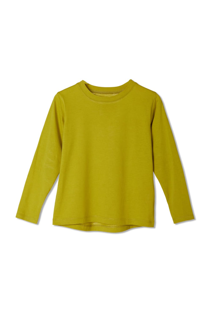 Relaxed Fit Long Sleeve with Elbow Pads - Lime