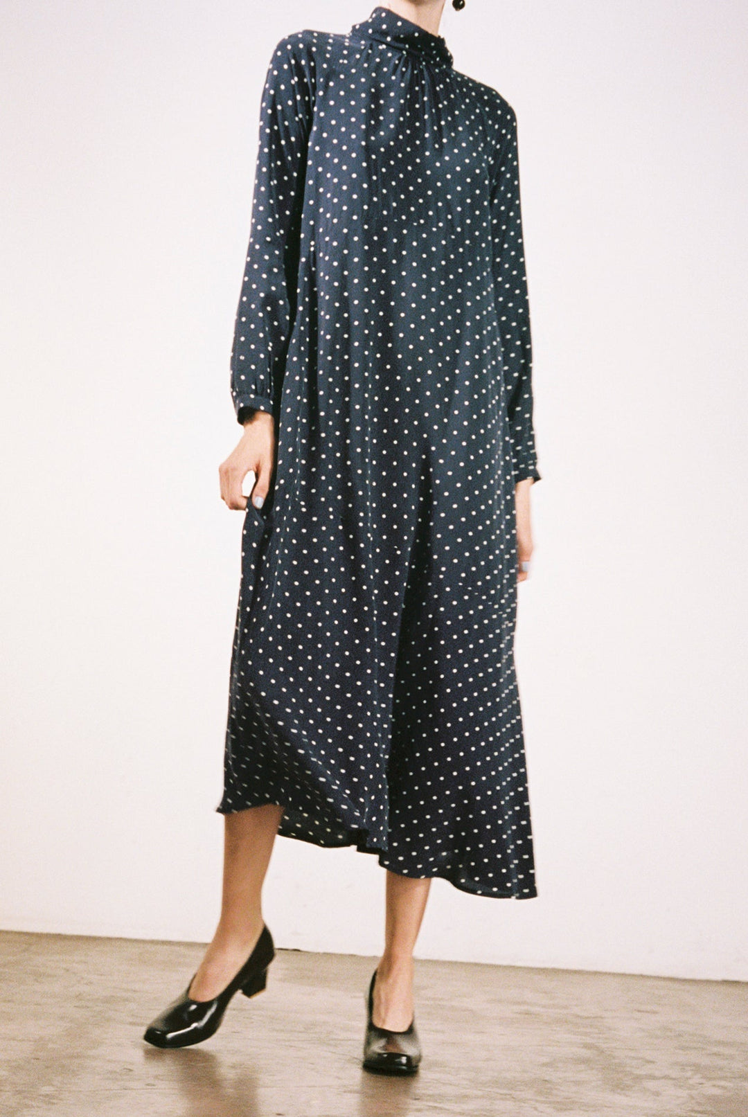 Jordan Dress - Dotted Navy