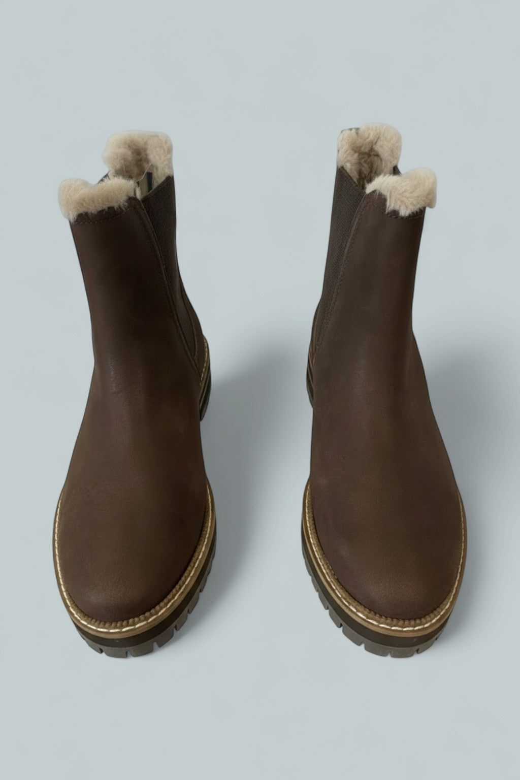 Women's Bennet Chelsea Faux Fur Lined Boots - Brown