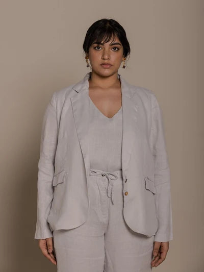 The Shes Everything Blazer - Cloud Grey